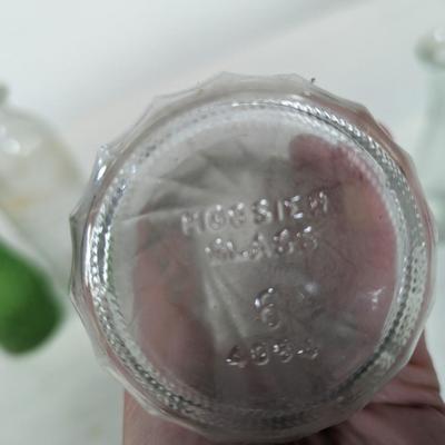 Vintage Glass Vases & Bottles Hoosier