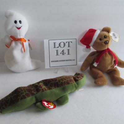 3 Vintage Beanie Babies, Nice Shape