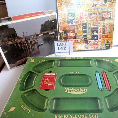 Vintage Puzzles and Tripoly