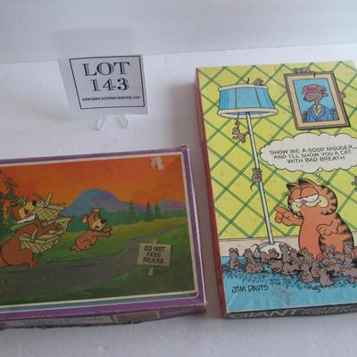 Two Older Puzzles, Yogi Bear and Garfield