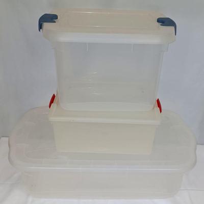Mixed Lot of 4 Storage Containers