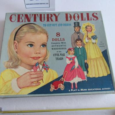 Century Dolls, Very Nice Older Set of Paper Dolls in Box