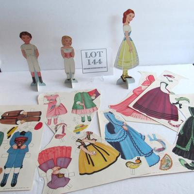 Century Dolls, Very Nice Older Set of Paper Dolls in Box