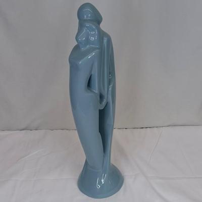 Vintage Royal Haeger Blue "Rendezvous" Loving Couple Statue