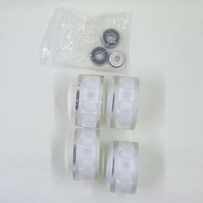 Brand New Lot of 4 LED Lighted Skateboard Wheels