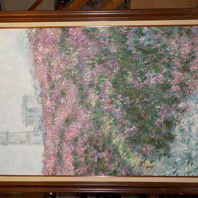 Rhode Island Light House. Original Oil Painting.