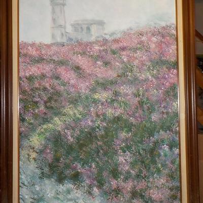 Rhode Island Light House. Original Oil Painting.