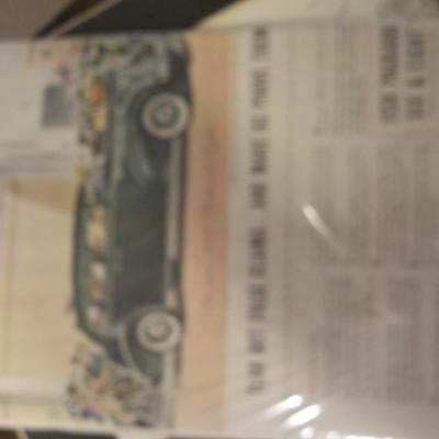 The Original 1938 Packard Ad in News paper. ( Not a repro )