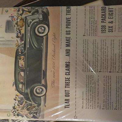 The Original 1938 Packard Ad in News paper. ( Not a repro )