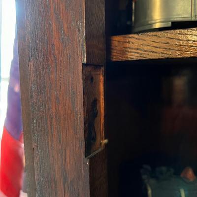 600 Antique Oak Secretary