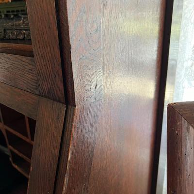 600 Antique Oak Secretary