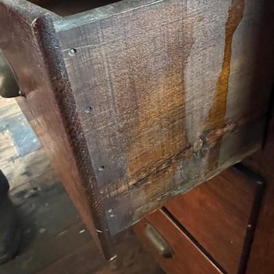 600 Antique Oak Secretary