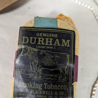 Tobacco Pouches Vintage Genuine Bull Durham Tobacco Pouch
