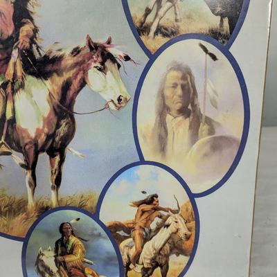 Native American Warrior Brave Collage 1993 Print 16