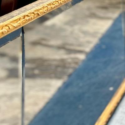 Antique Queen Ann Carved Gilt-wood Mirror