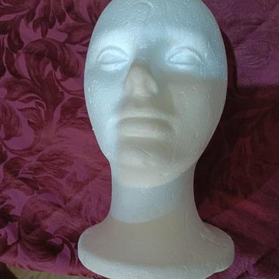 Styrofoam head