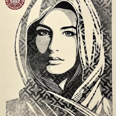 SHEPARD FAIREY - UNIVERSAL DIGNITY LETTERPRESS