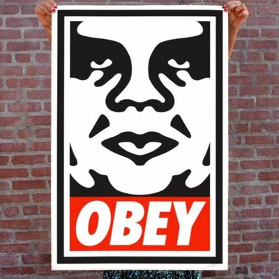 SHEPARD FAIREY - OBEY ICON SIGNED OFFSET LITHOGRAPH