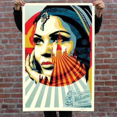 SHEPARD FAIREY - TARGET EXCEPTIONS SIGNED OFFSET LITHOGRAPH