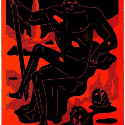 CLEON PETERSON Day Has Turned to Night RED XX/125 SIGNED L/E RARE