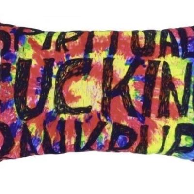 Madsaki Spiritually Bankrupt Pillow