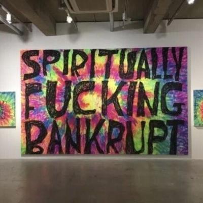 Madsaki Spiritually Bankrupt Pillow