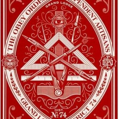 SHEPARD FAIREY x ARKITIP PRINT - ORDER OF ARTISTANS #2