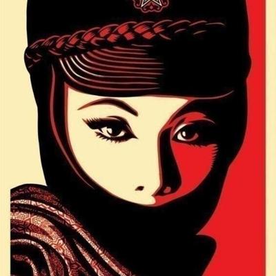 Shepard Fairey Mujer Fatale Print Poster Signed Obey Giant