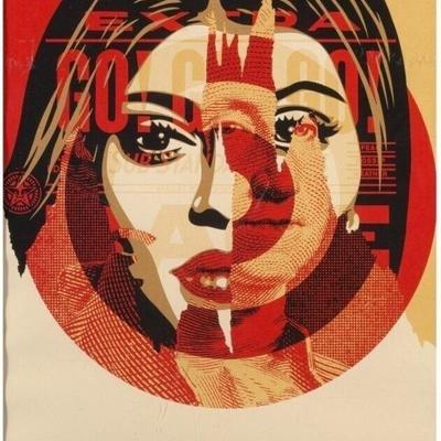 SHEPARD FAIREY Obey Giant - 2016 Media Target 18x24" Screen Print x/450