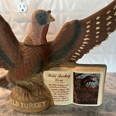Vintage 1979 Wild Turkey Porcelain Bourbon Whiskey Decanter Series II No 1