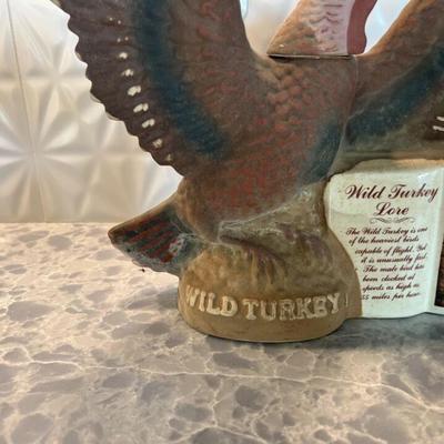 Vintage 1979 Wild Turkey Porcelain Bourbon Whiskey Decanter Series II No 1