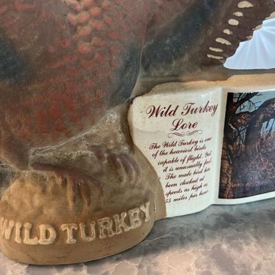 Vintage 1979 Wild Turkey Porcelain Bourbon Whiskey Decanter Series II No 1