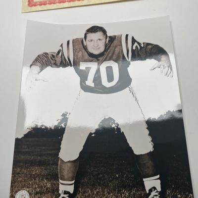Hall Of Famer Art Donovan Autographed Football