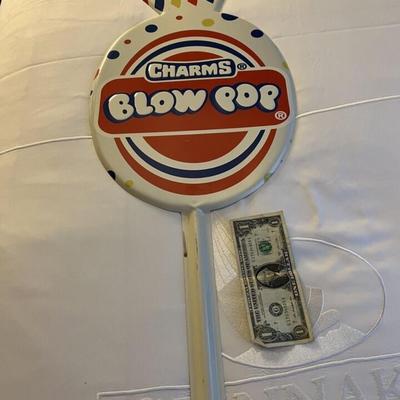 Charms Blow Pop Advertising sign