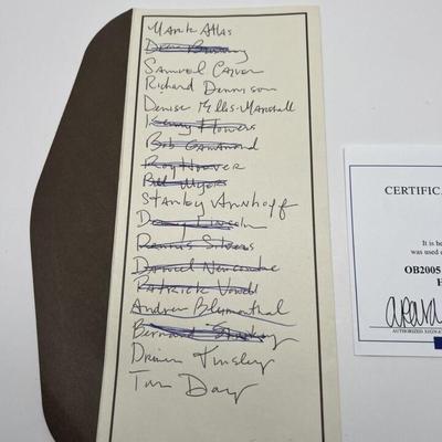 Josh Brolin screen Used Revenge List Prop From Spike Leeâ€™s Oldboy
