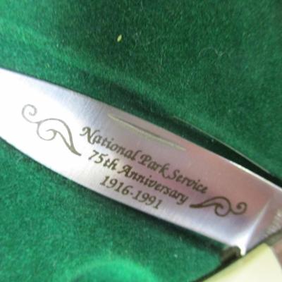 National Park Service 75th Anniversary 1916 - 1991 Pocket Knife