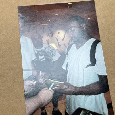 DeANGELO HALL SIGNED Framed autograph 8x10 - Washington Redskins PSA/DNA