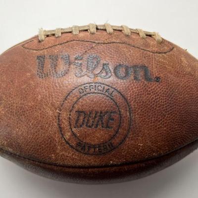 Wilson The Duke Vintage 1960s / 1970's Leather Football