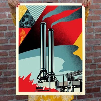 SHEPARD FAIREY - FACTORY STACKS (ENDLESS POWER)