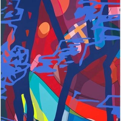KAWS -SCORE YEARS - XXL EXHIBITION POSTER