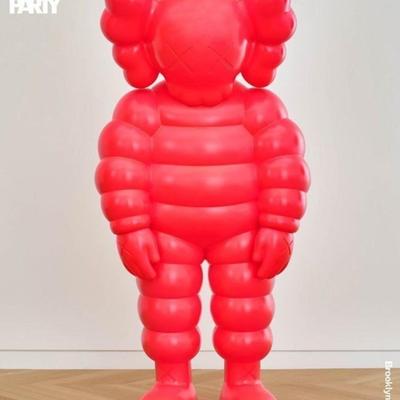 KAWS - WHAT PARTY - BROOKLYN MUSEUM EXHIBITION POSTER