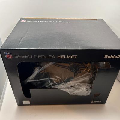 Ravens Ray Lewis Signed Salute To Service Full Size Speed Rep Helmet Beckett Wit
