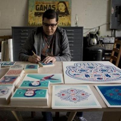 ERNESTO YERENA MONTEJANO - BALDWIN LETTERPRESS PRINT