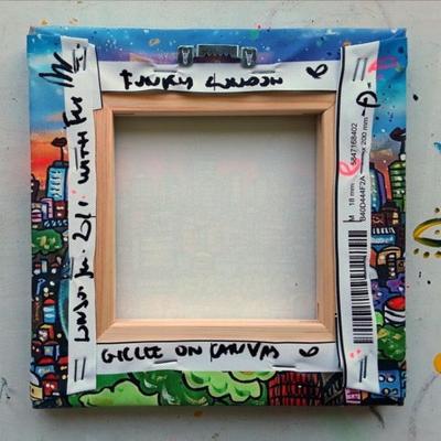 MARIA LUISA AZZINI - FUNKY LONDON - ORIGINAL CANVAS