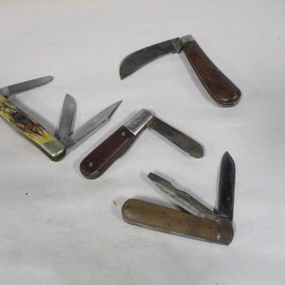 Assortment Of Pocket Knives Choice 7 Camillis Barlow