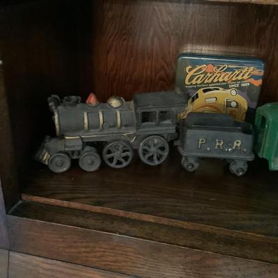 610 Set of Reproduction Cast Iron Train Set