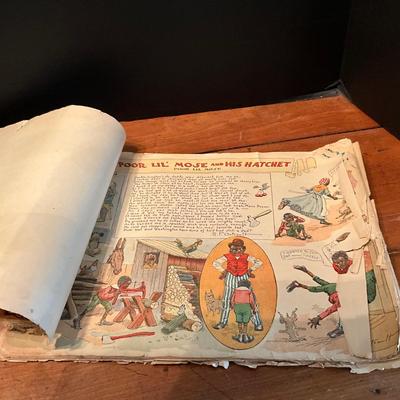 908 Antique 1901 PORE LIL MOSE Comic Strip Book