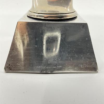 907 Sterling Table Lighter with Hermes Enamel Emblem