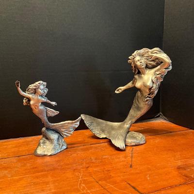 910 Two Lori Follett Mermaid Figures