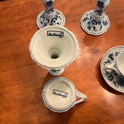 917 Vintage Blue Danube with German Tureen
